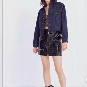 Patent Leather Skirt Urban Outfitters